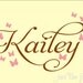 Butterfly Nursery Monogram Vinyl Decal - Vinyl Lettering great for Baby Girl, Toddler, Teen Bedroom - Vinyl Wall Art