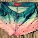 Vintage Levi's Denim High Waisted Shorts / Tie Dye Ombre / Studded