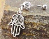Hamsa Belly Button Ring Jewelry