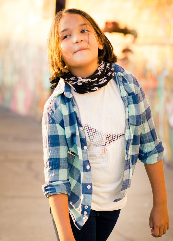 50% OFF SALE: Pigeon T-Shirt for Kids with Dot Organic Cotton Tee for Youths, Boys and Girls (Natural)