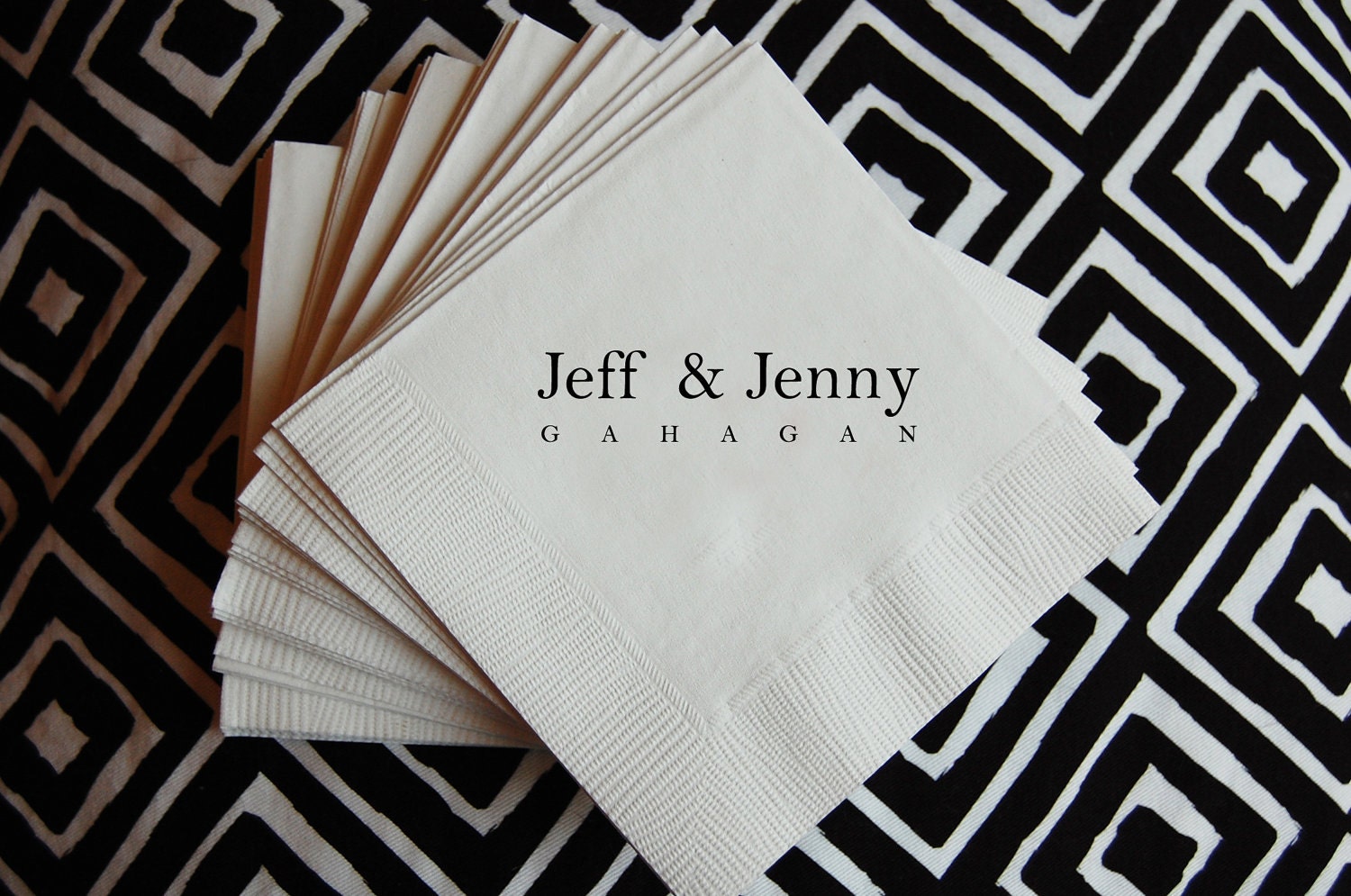 Wedding Cocktail Napkins - Beverage Napkin 200