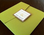 Pocket Fold Wedding Invitation