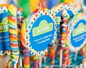 Sesame Street Lollipop Labels