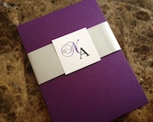 Verticle Wedding Invitation Pocketfold