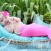 Crochet Mermaid Tail Newborn Photo Prop 0 to 3 months