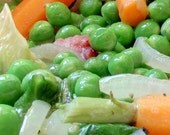 Historical french recipe green peas - Researched and Adapted for the Modern Kitchen Free shipping gift