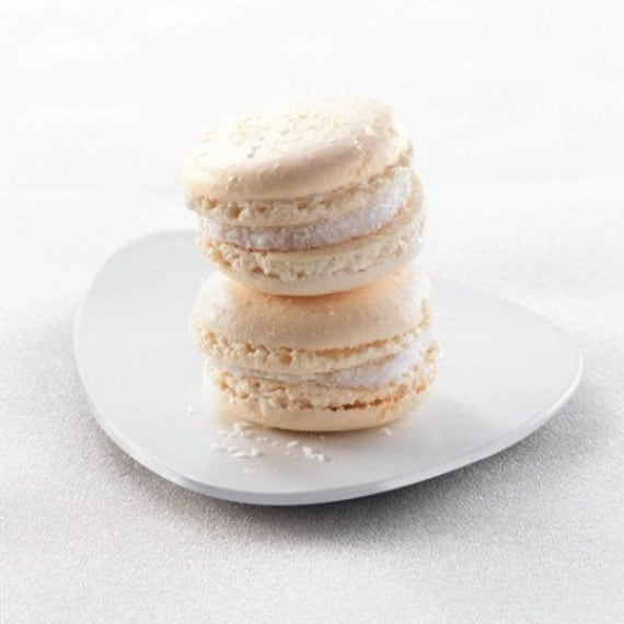 Christmas gift - Gluten free Recipe of french coconuts macaroons - Pdf Tutorial - Kit DIY - Free shipping