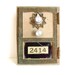 Vintage Brass Post Office Box / Mailbox Door and Frame from 1964 - Keyless Lock Co. (No. 2414)