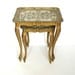 Vintage Italian Florentine Nesting Tables / Tray Tables in Gold Gilt (Set of 2)