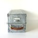 Vintage Galvanized Metal Box / Toolbox with Metal Corners - Industrial Home Decor, Unique Storage Box, and more
