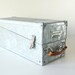 Vintage Galvanized Metal Box / Toolbox with Metal Corners - Industrial Home Decor, Unique Storage Box, and more