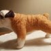 Artist Needle Felted Bulldog Sculpture Dog - Sweetie