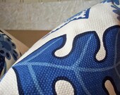 Decorative Pillow Cover Blue Floral Leaves 18X18 P Kaufmann