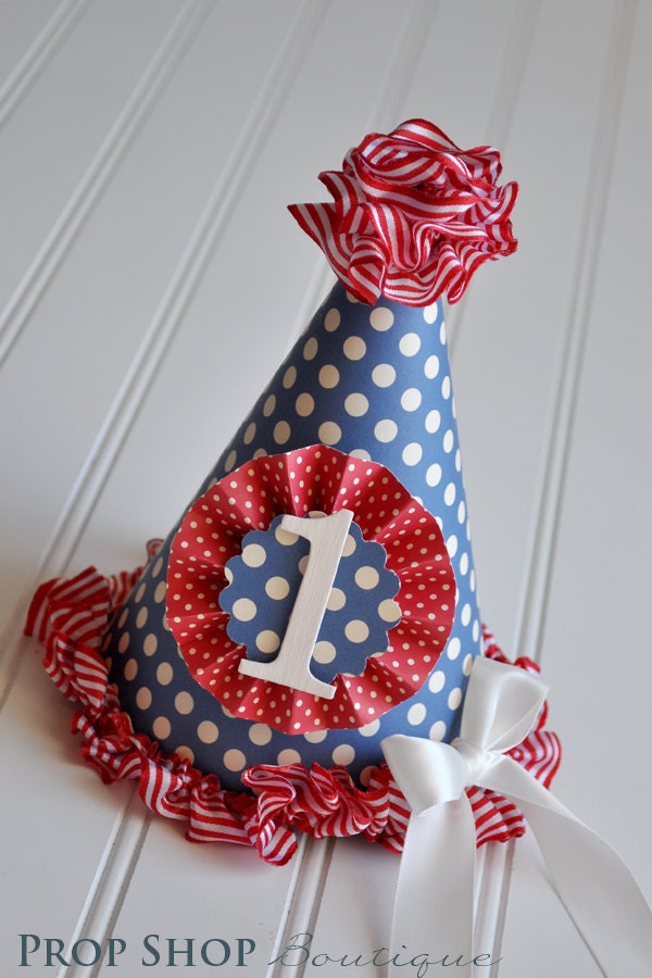 Vintage Carnival Birthday Party Hat
