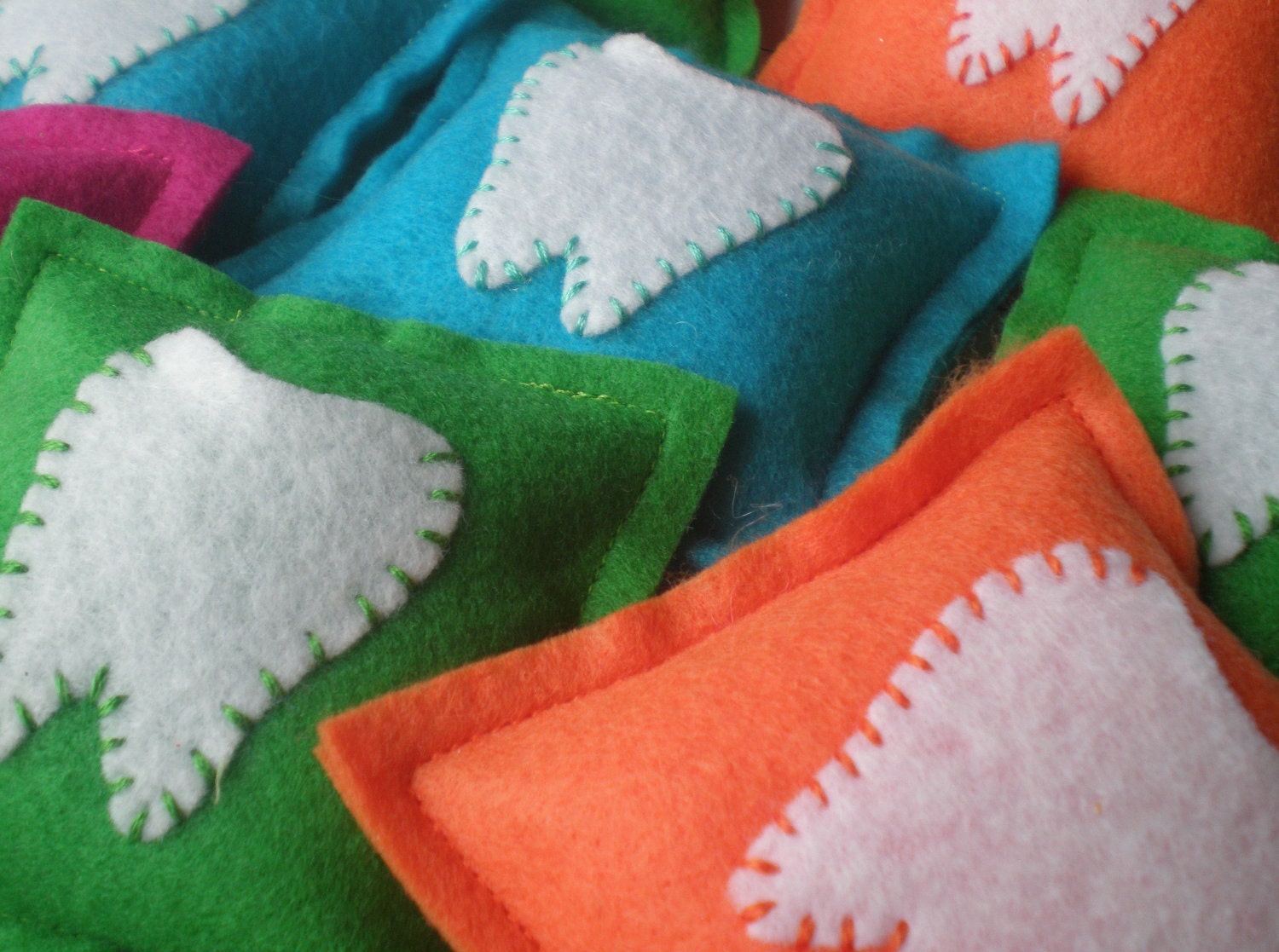 Felt Tooth Fairy Pillows