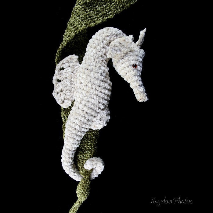 Shy the Seahorse Crochet  PDF Pattern Amigurumi