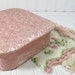 Pink Satin Hankie Box - Vintage 1950s - Vanity Luxury Organizer - Shabby Chic