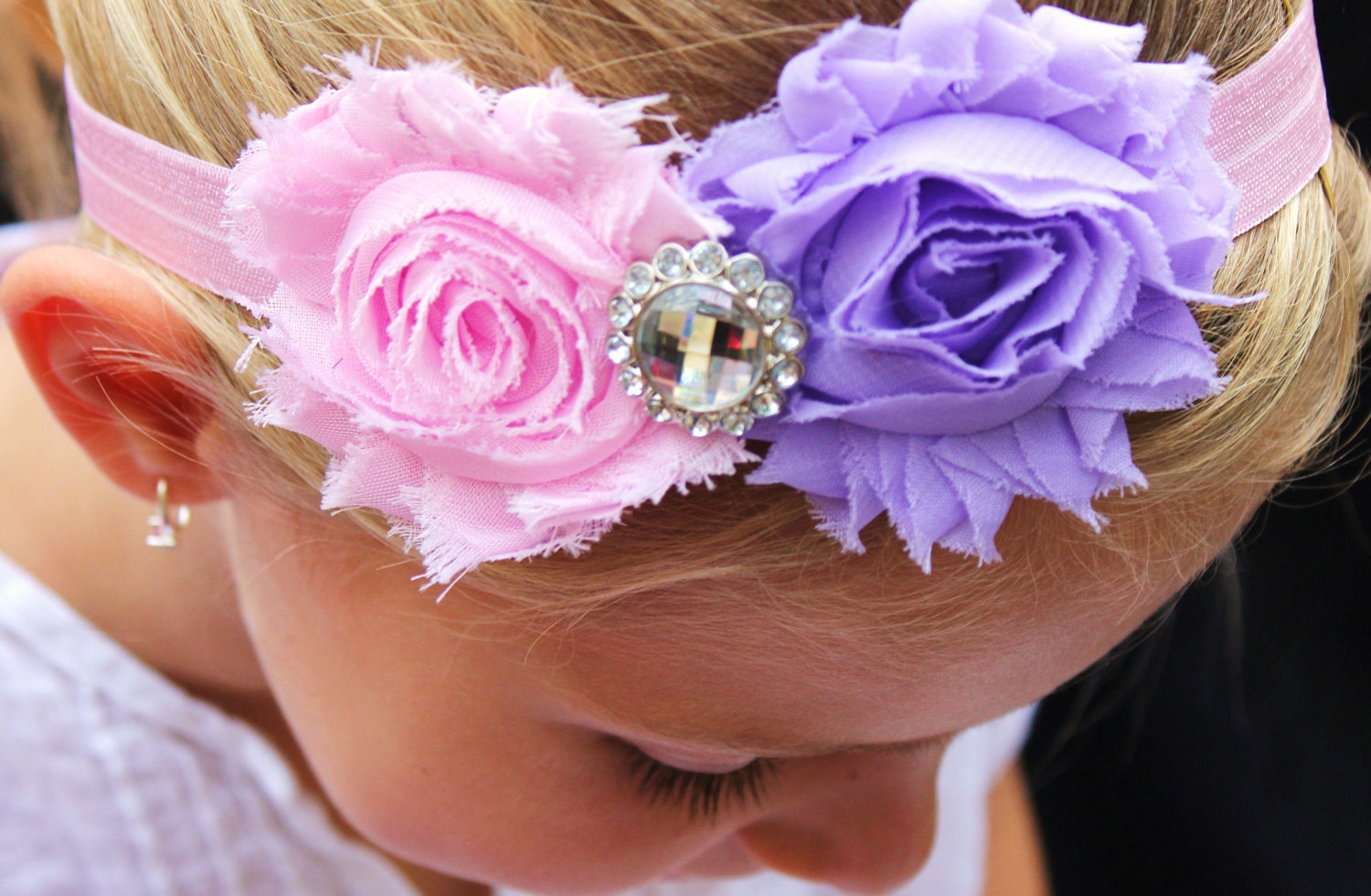 Easter headband- Pink and purple Headband -or you choose your colors