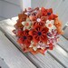 Fall Wedding Paper Flower Bridal Bouquet - Kusudama - Made To Order - Origami