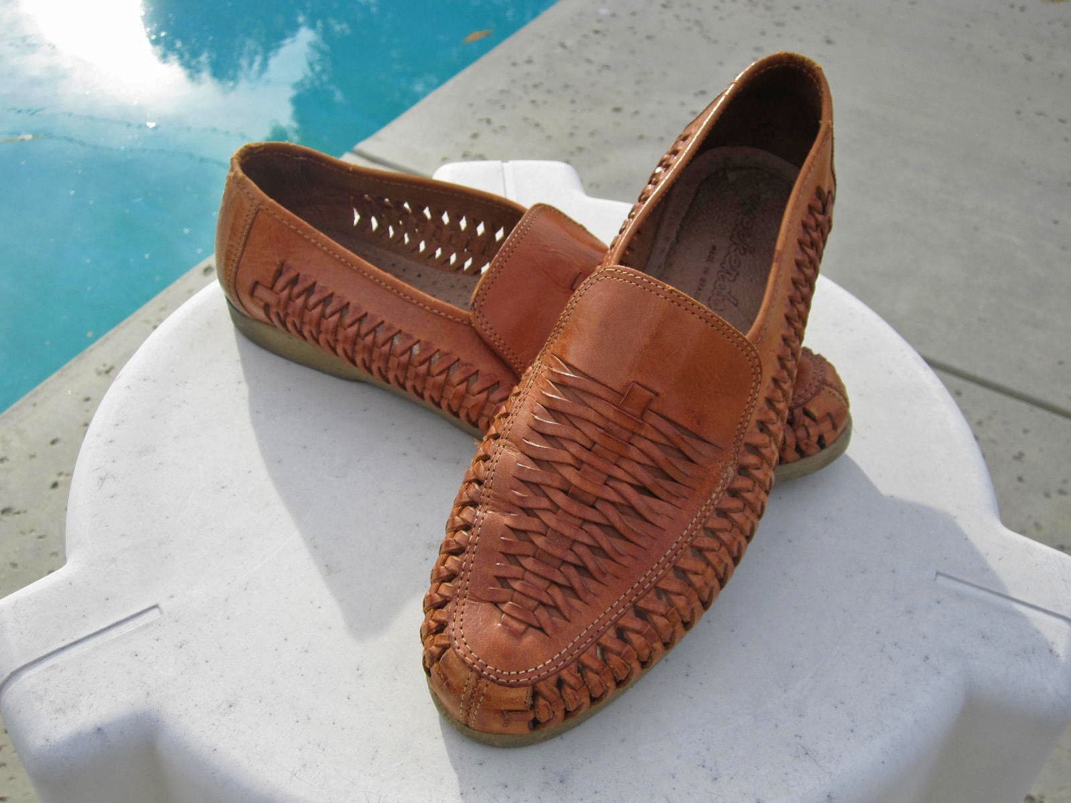 huaraches men's leather shoes