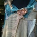 rustic custom Turquoise teal Prairie Girl Texas Bride Shabby Crochet Shawl Shrug Vintage Laces roses Tattered
