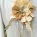 Shabby Chic brooch, Gypsy Girl Brooch, handmade, vintage linens, homespun, lace, jewelry, prairie girl, rustic, anthropologie like