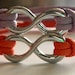 Orange Infinity Bracelet