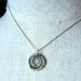 Wax Seal Necklace - LAUREL Wax Seal Fine Silver Necklace