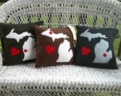 SHOW YOUR LOVE with this Interactive Michigan Pillow.