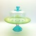 This Listing Is For Sue Please Do Not Buy Cover Your Cupcake Hand Painted Cupcake Stand and Dome In Pastels