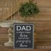 Dad, a Son's First Hero A Daughter's First Love Sign
