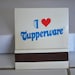 Tupperware Matchbook RARE Vintage Wooden Matches Atria Lucifers
