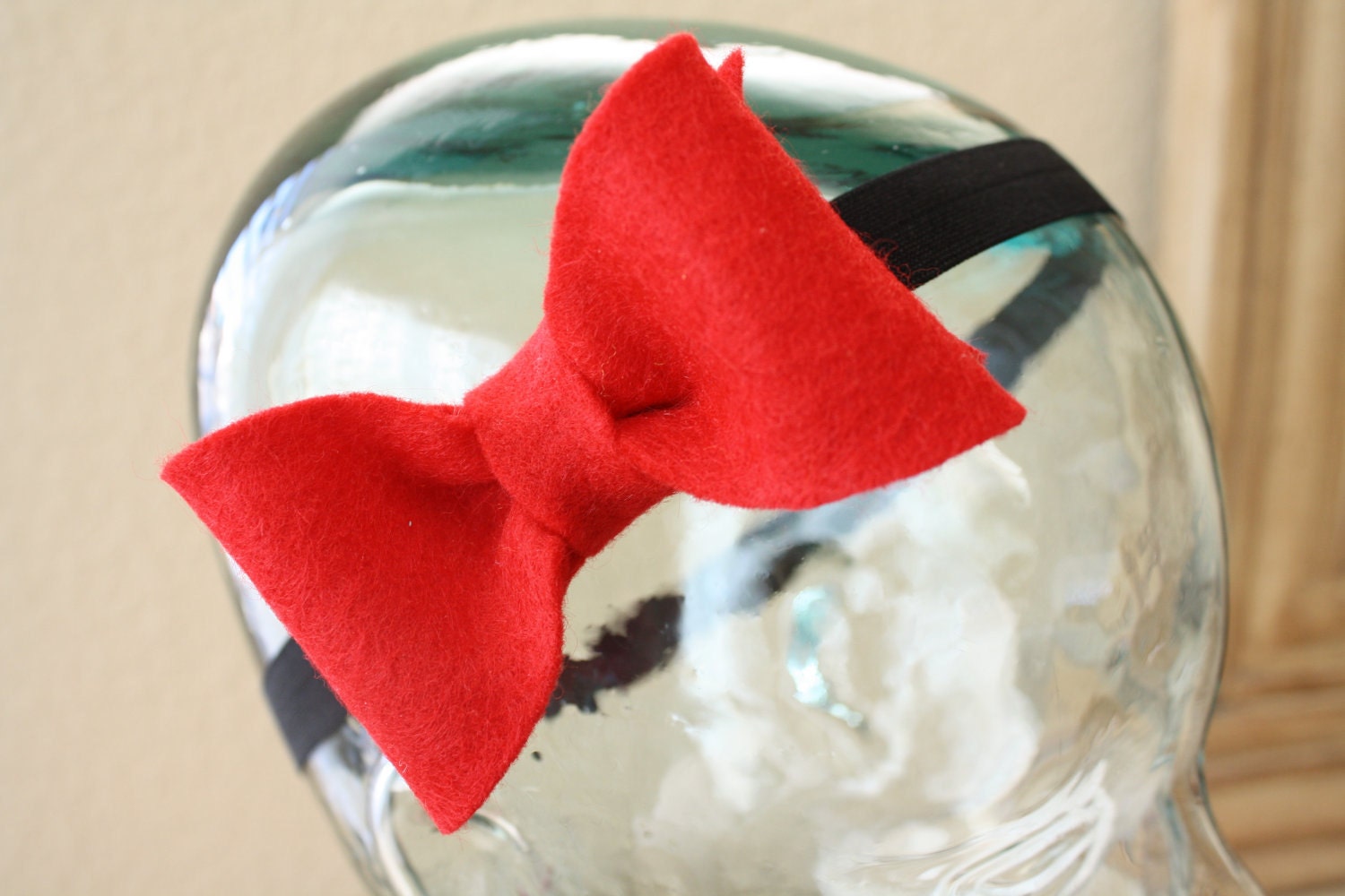 Big Red Bow Headband