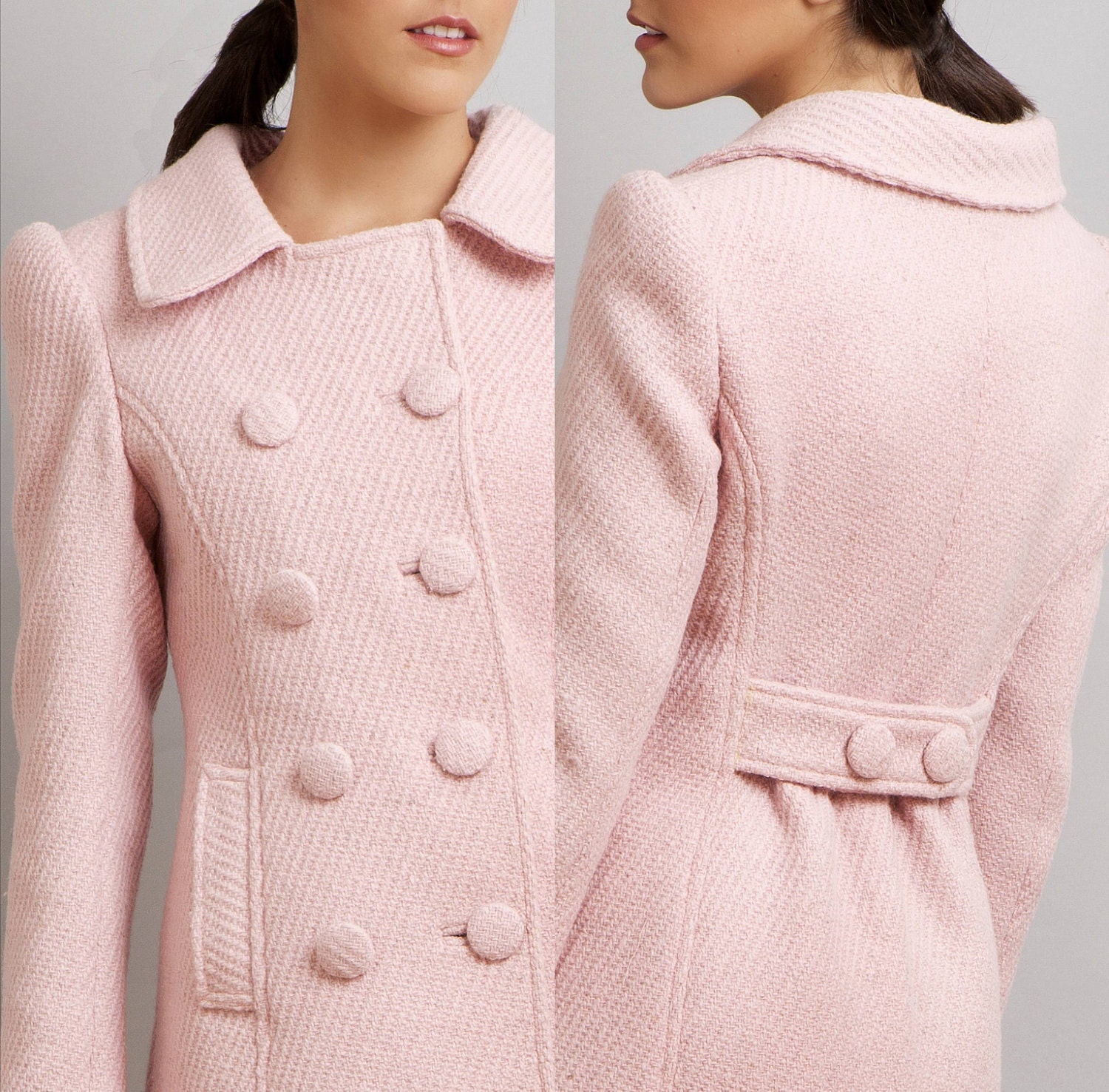 BLACK SWAN Natalie Portman's Pink Coat Nina Sayers wool winter limited edition M