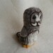 Miniature Collectible Needle felted, Great Grey Owl, OOAK