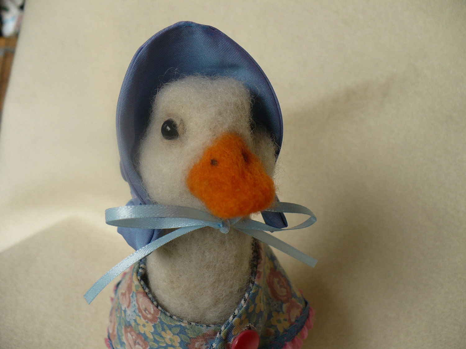 Needle Felted Jemima Puddle Duck, Beatrix Potter, OOAK