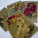 Creepy clown mid century art, set of four prints from Cydney Goodman
