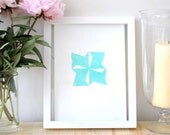 Spring pastels, art relief print, sale, pinwheel geometric  pattern linocut print in mint green