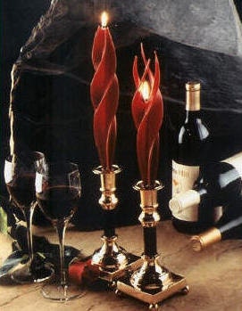 Beautiful Beeswax Silhouette Candles