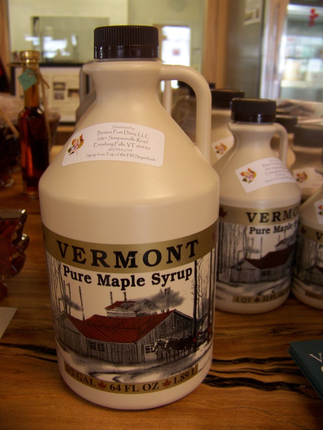 100 percent Pure Vermont Maple Syrup 1/2 gallon