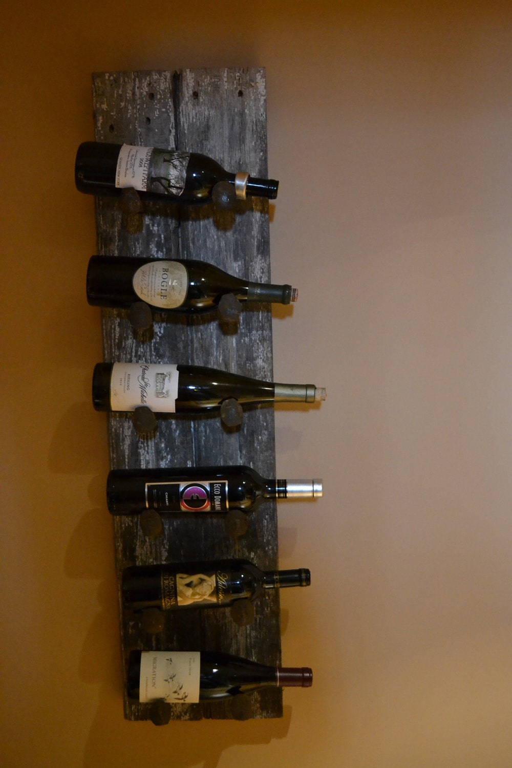 Barn Wood Wine Rack