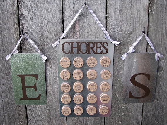 sabethajennifer 's completely custom chore chart