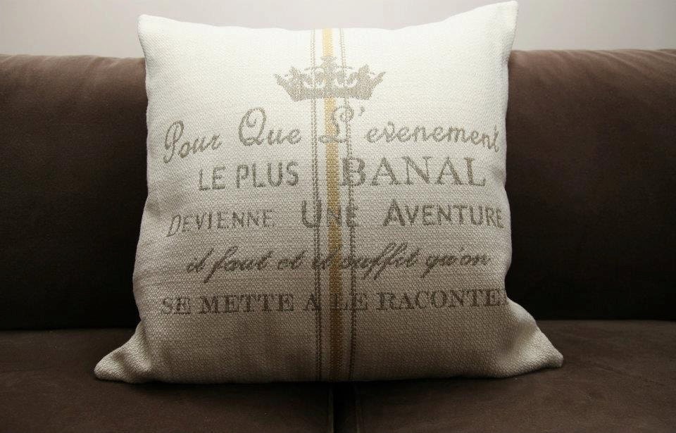 European Accent Cushion Cover Gold Crown FREE shipping