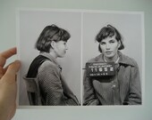 VINTAGE MUGSHOT PRINT