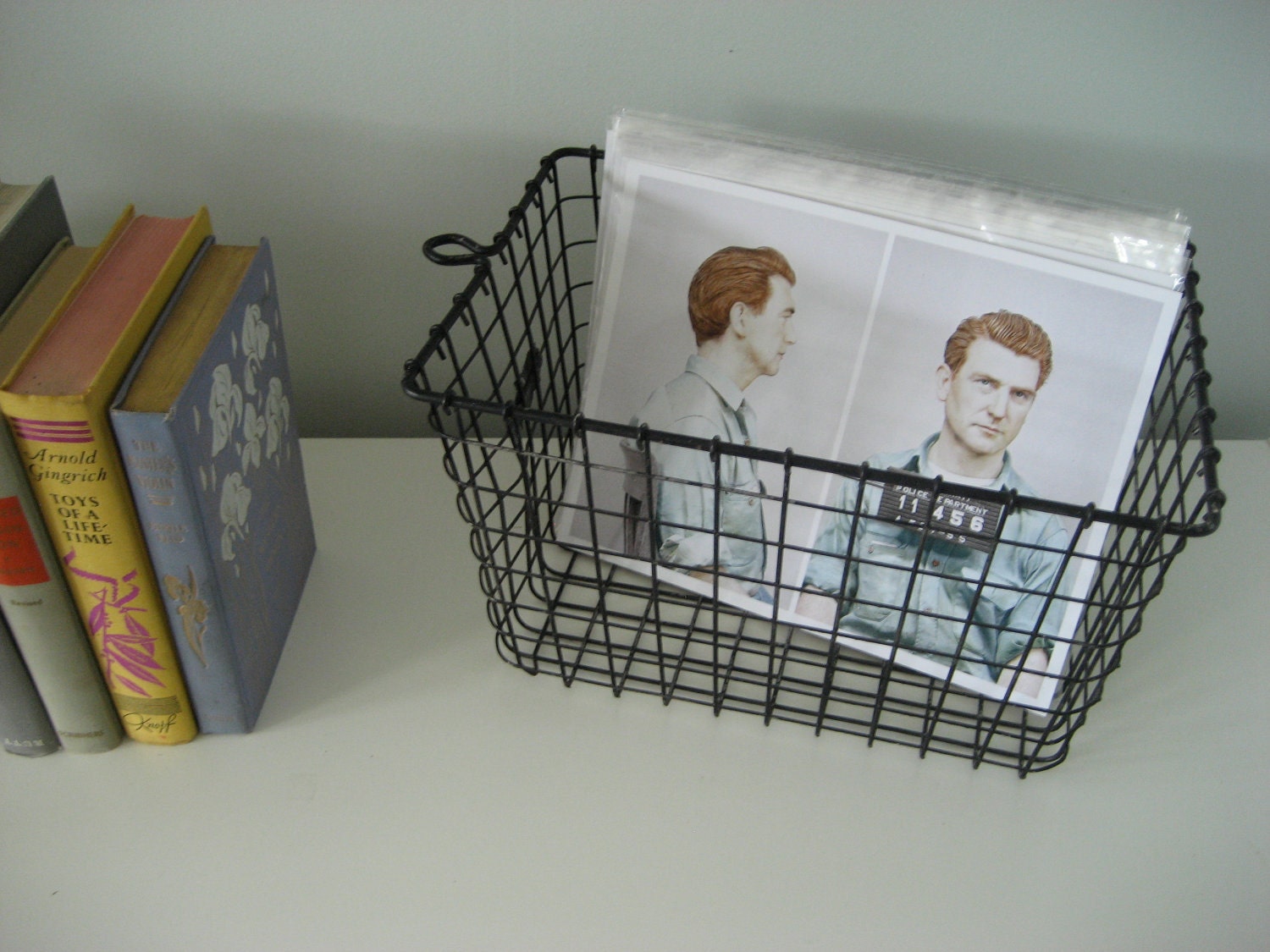 Vintage Colored Mug Shot Print - 8.5"x11"