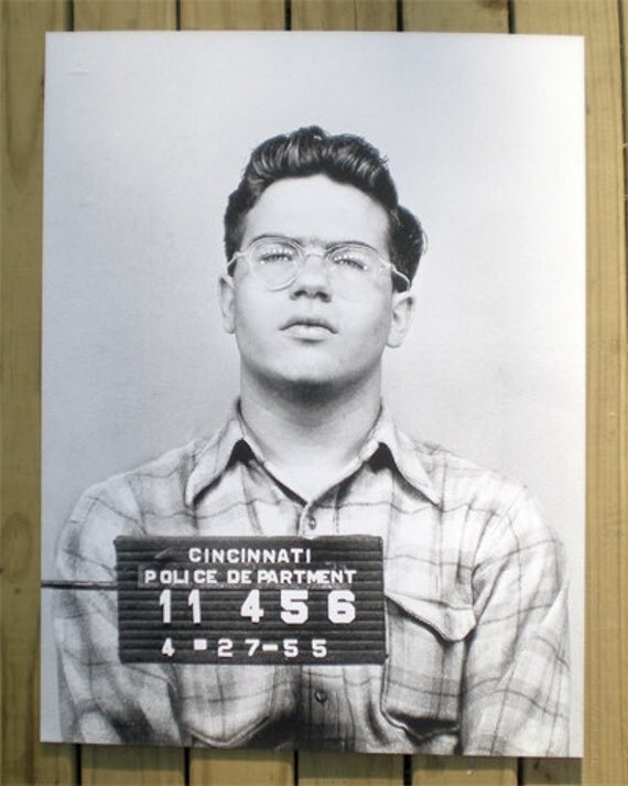 VINTAGE MUGSHOT POSTER