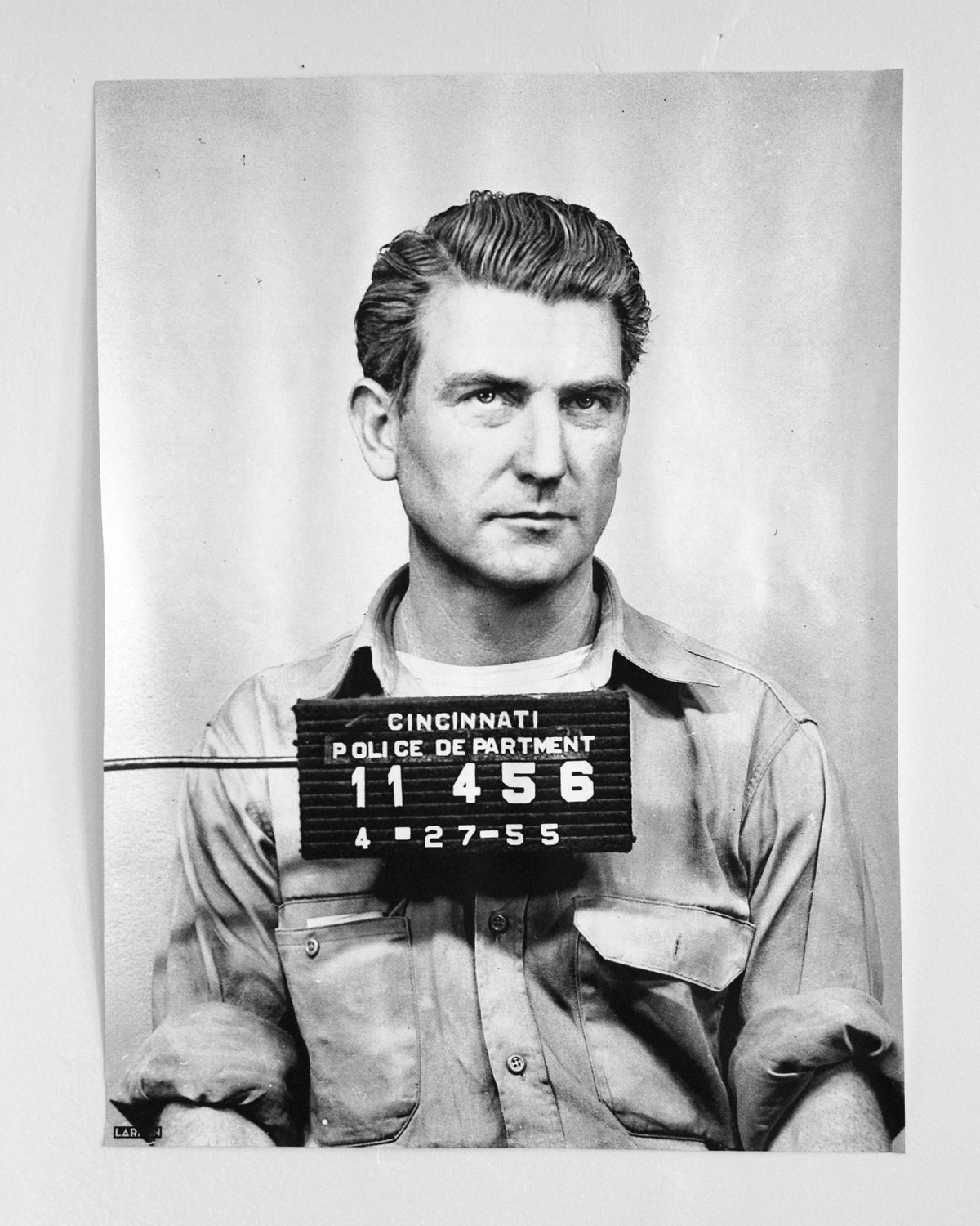 VINTAGE MUGSHOT POSTER
