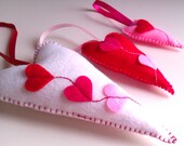 Wedding Hearts Decoration - Set of 3 - Flying Hearts - Ornaments/favors/decor Il_170x135