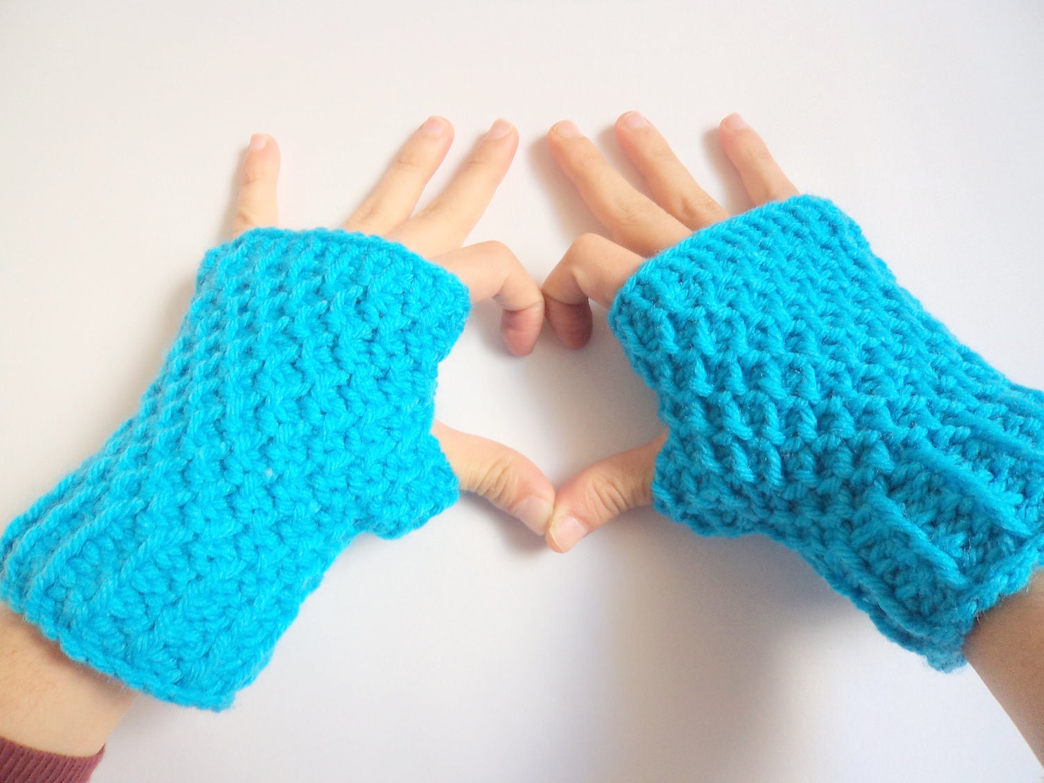 Blue gloves new fashion,skyblue crochet clothing gift spring summer hadmade