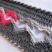 CROCHET PATTERN - Sweetheart Scarf - a linked heart scarf - infinity scarf/cowl - Instant PDF Download